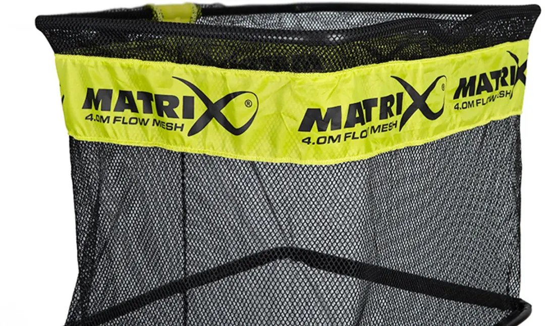 Matrix 4.0m Flow Mesh Keepnet GLN077 - 50cm - Zwart/Lime