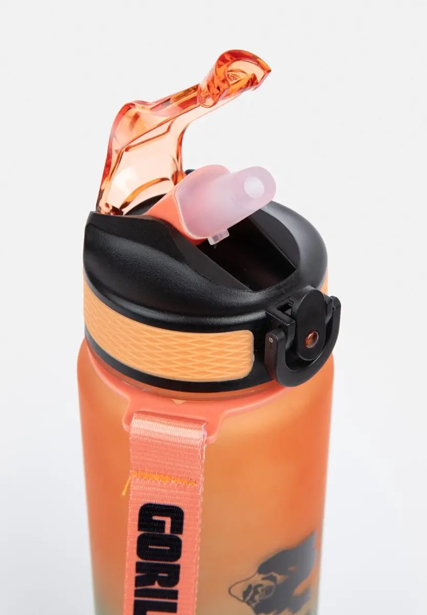 Gorilla Wear Gradient Waterfles 1000ml - Groen/Oranje