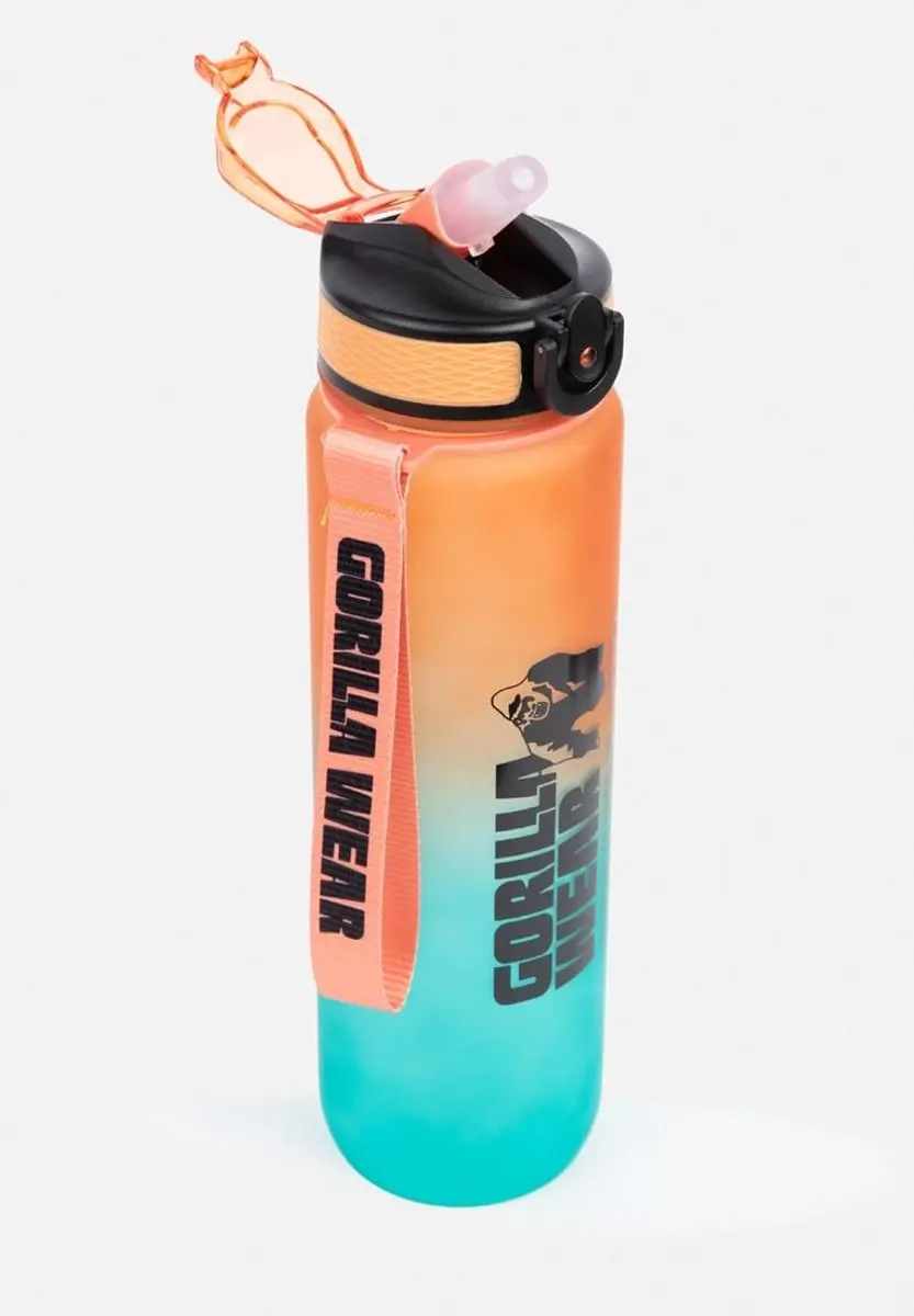 Gorilla Wear Gradient Waterfles 1000ml - Groen/Oranje