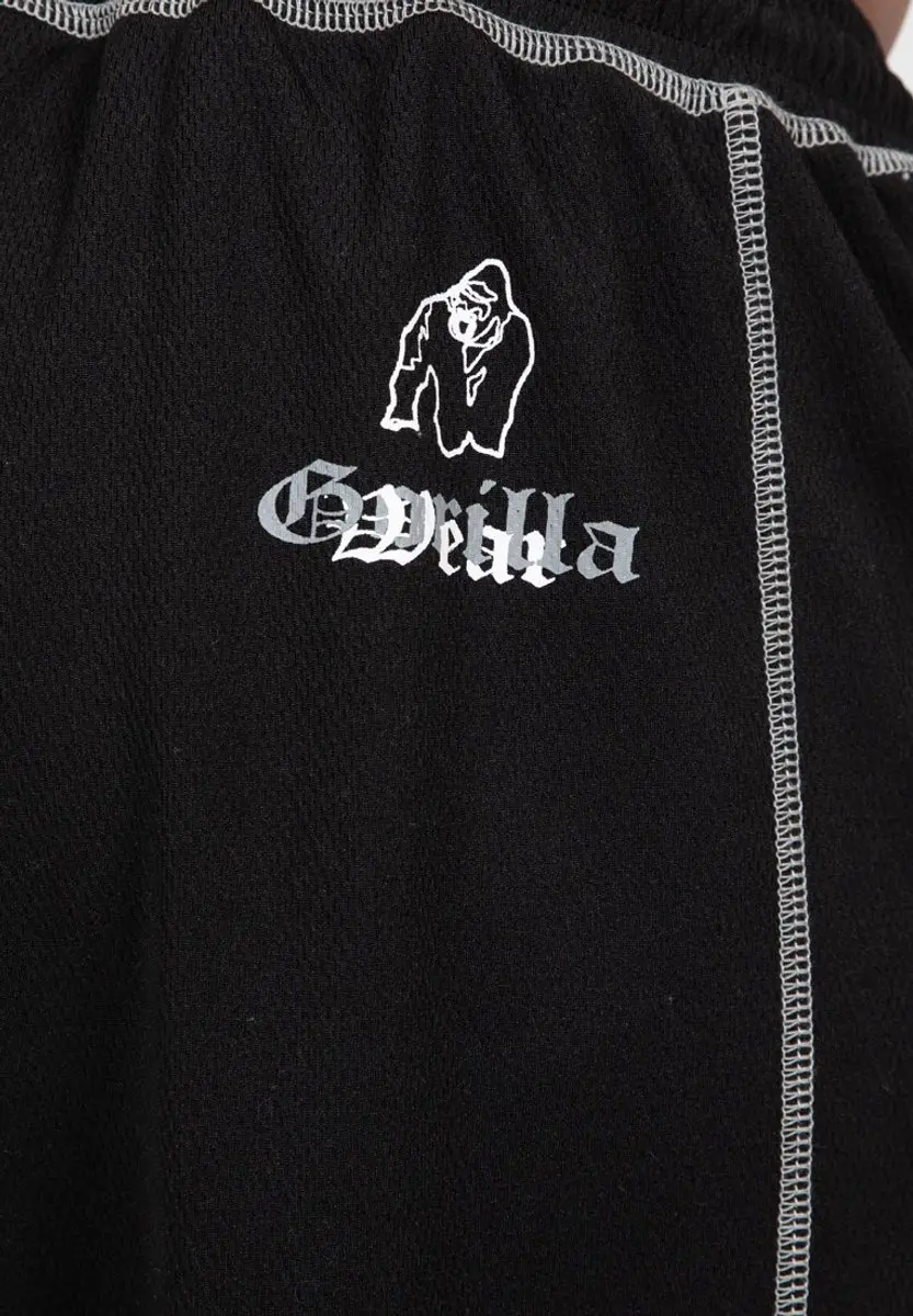 Gorilla Wear Marlow Mesh Pants Trainingsbroek 2XL/3XL - Zwart/Grijs