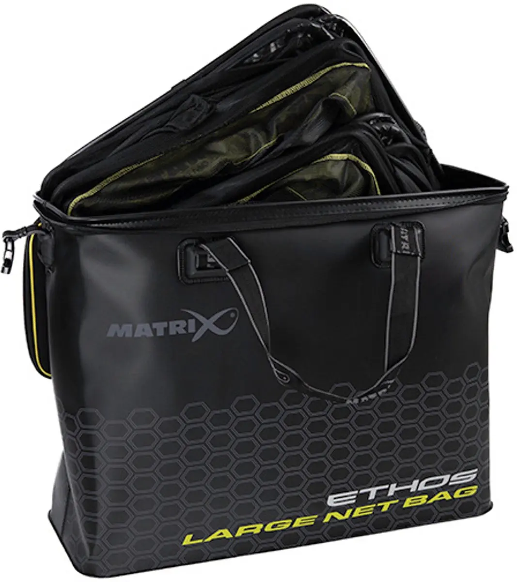 Matrix Ethos Large EVA Leefnettas GLU150 - Zwart/Limoengroen
