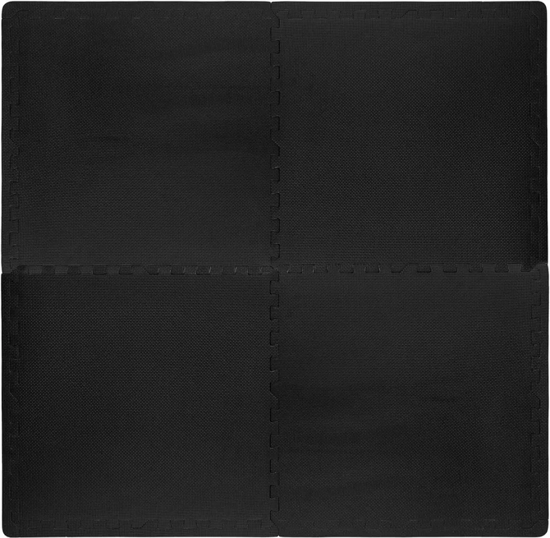 VirtuFit Fitness Puzzelmat 240x120cm - 8-delig Zwart