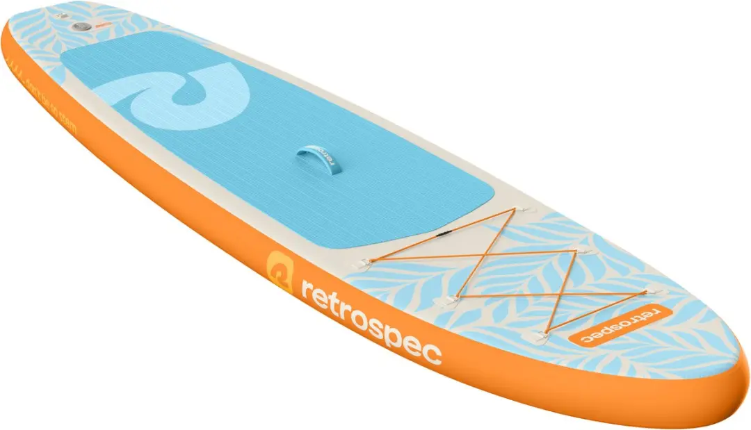 Retrospec Opblaasbaar SUP 320cm - Inclusief Peddel & Accessoires - Blauw/Beige