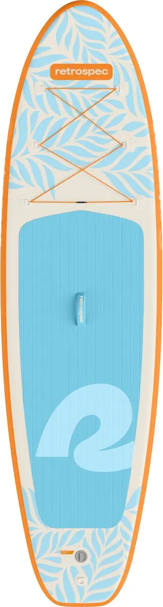 Retrospec Opblaasbaar SUP 320cm - Inclusief Peddel & Accessoires - Blauw/Beige - afbeelding 6 van 6