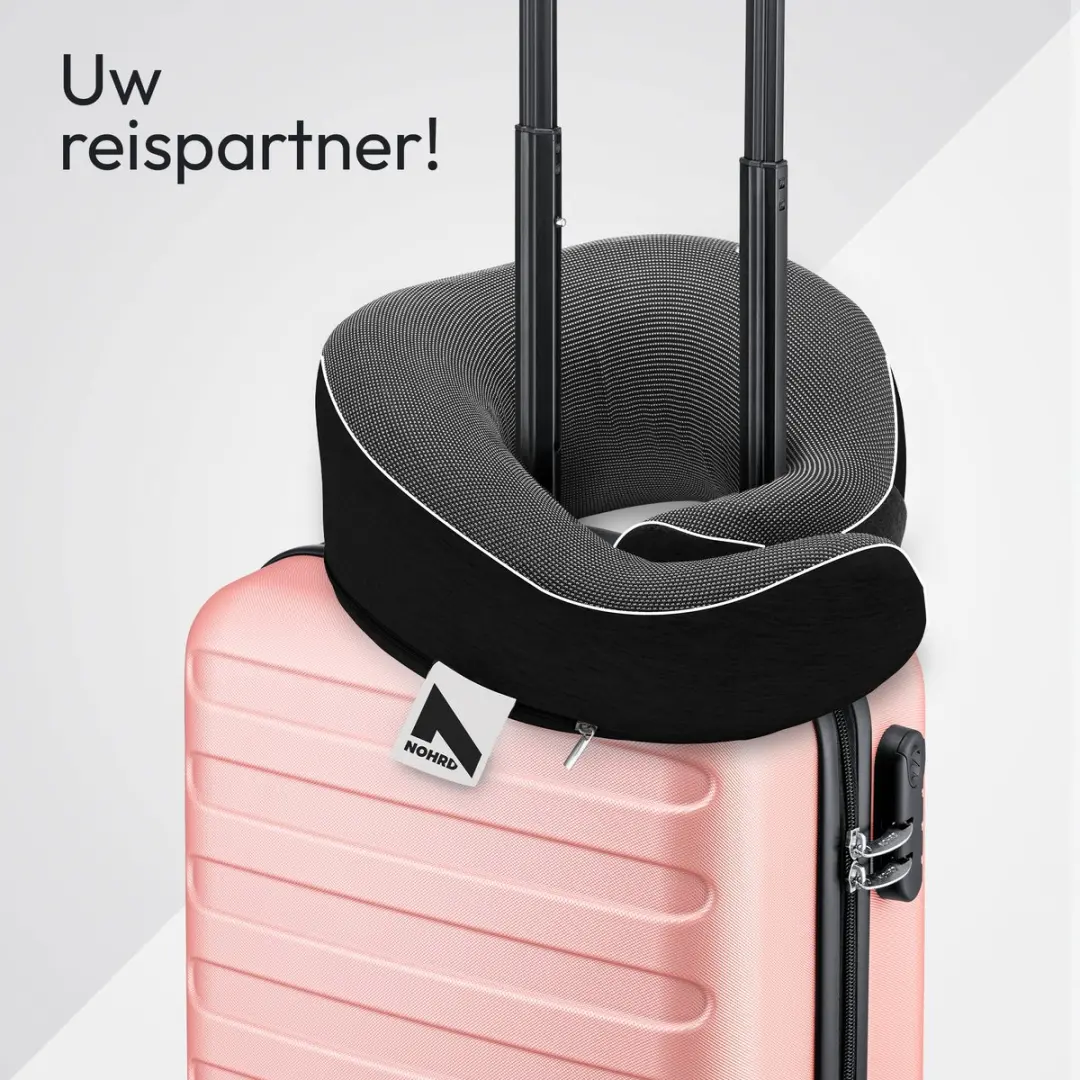 Nohrd Nekkussen Vliegtuig - Zwart - Memory Foam