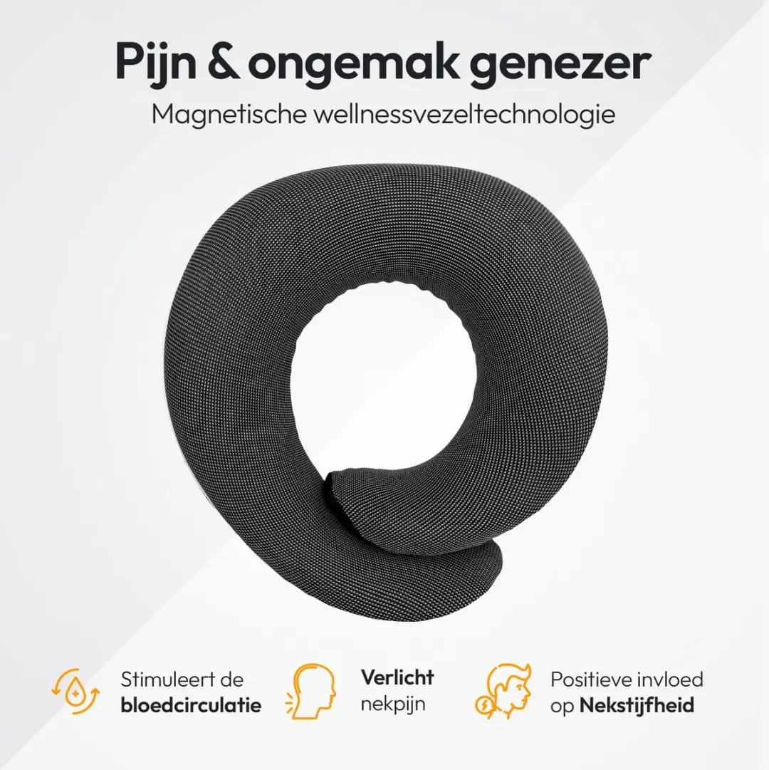 Nohrd Nekkussen Vliegtuig - Zwart - Memory Foam
