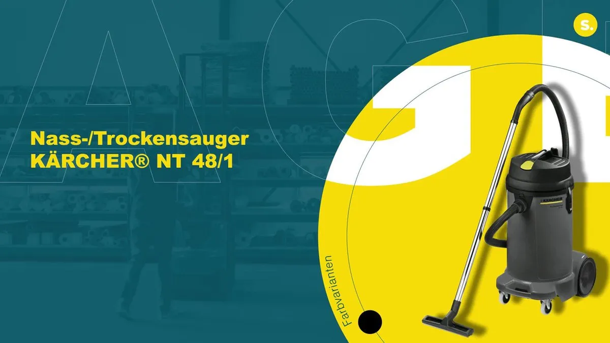 Kärcher NT 48/1 Stofzuiger 1380W - 48L - Grijs