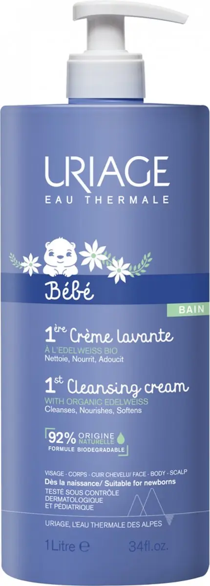 Uriage Bébé 1ère Crème Lavante 1L