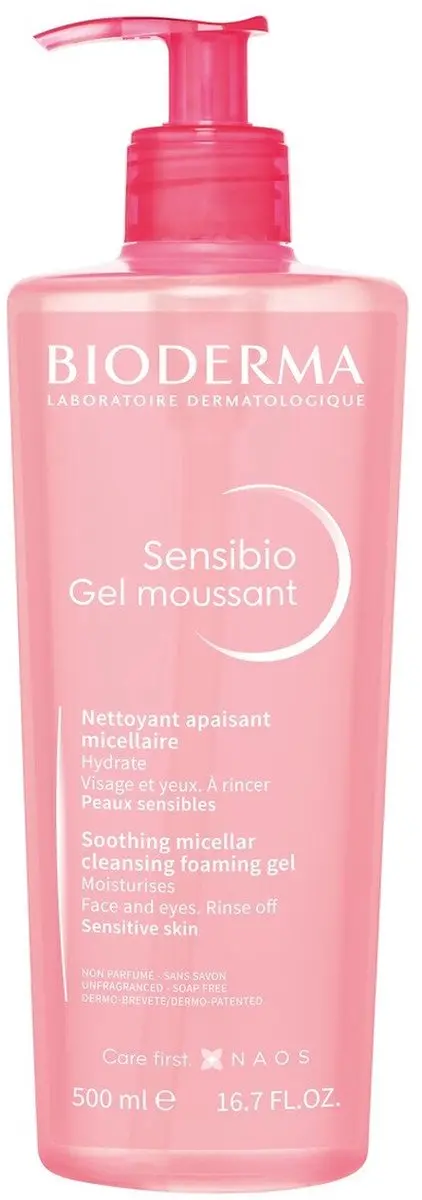 Bioderma Sensibio Soothing Micellair Reinigingsgel 500ml