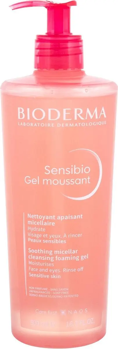 Bioderma Sensibio Soothing Micellair Reinigingsgel 500ml