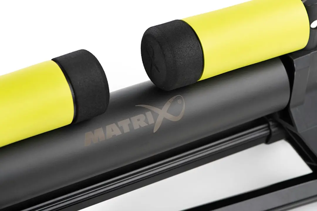 Matrix Double Compact Pole Roller GRO008 - Zwart/Lime
