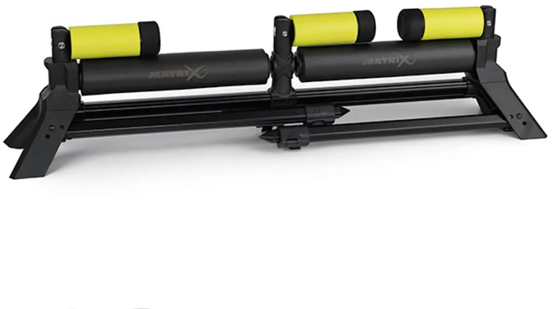 Matrix Double Compact Pole Roller GRO008 - Zwart/Lime