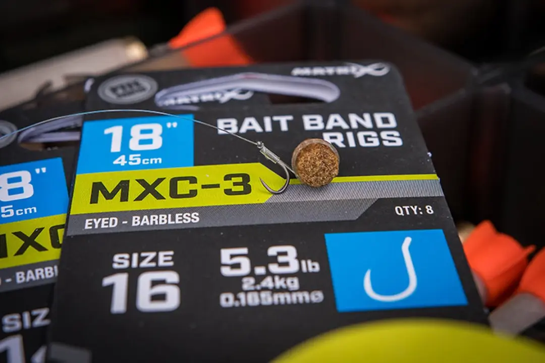 Matrix Onderlijn MXC-3 Bait Band Rigs 45cm - Haak 12