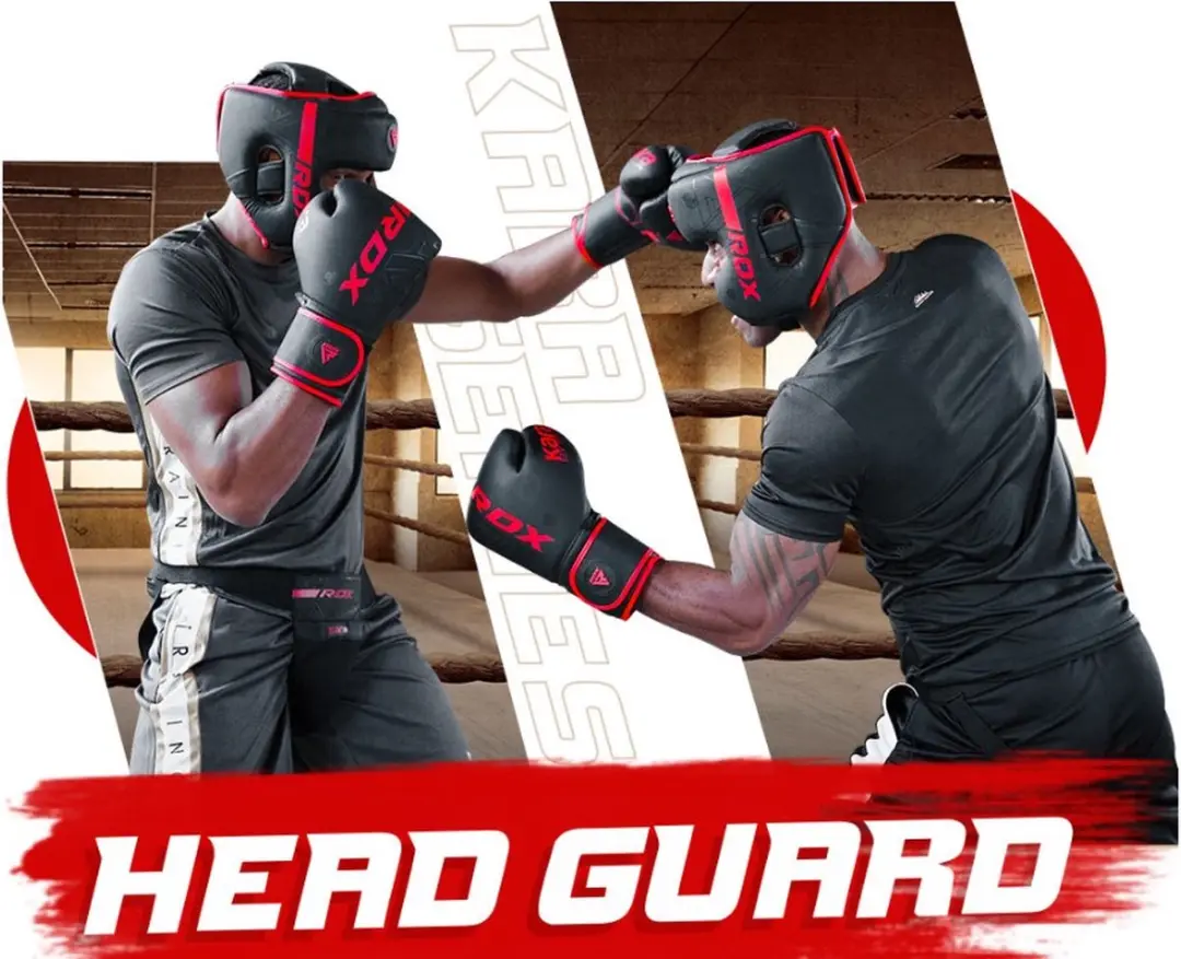 RDX Sports F6 Kara Hoofdbeschermer - M