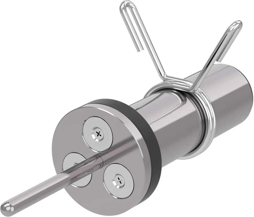 HMS MBO12 Magnetische Pin - Training Personalisatie - Zilver/Zwart