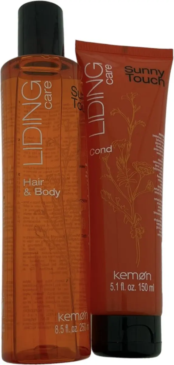 Kemon Liding Sunny Touch Shampoo & Conditioner - 2x250ml