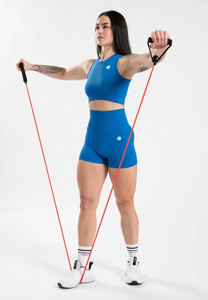 Gorilla Wear Olivia Seamless Shorts Blauw XS