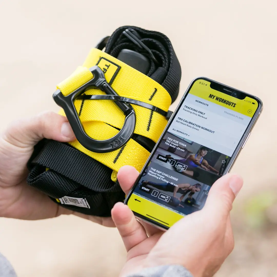 TRX Move Suspensietrainer - 4-delig Zwart