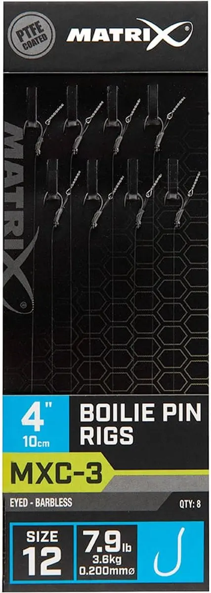 Matrix Onderlijn MXC-3 Boilie Pin Rigs 16 - 8 Stuks