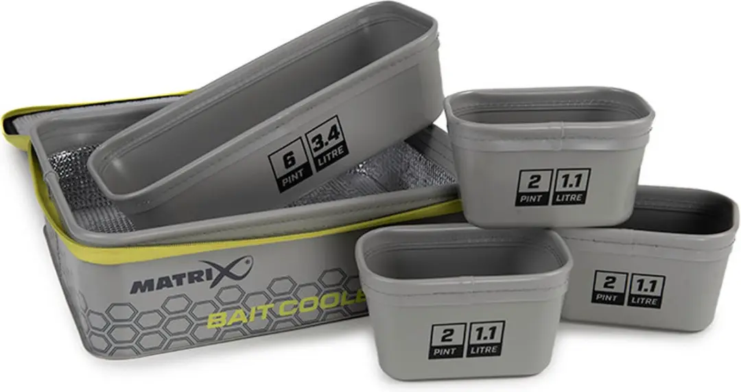 Matrix Eva Bait Cooler Tray GLU172 - Geel/Grijs