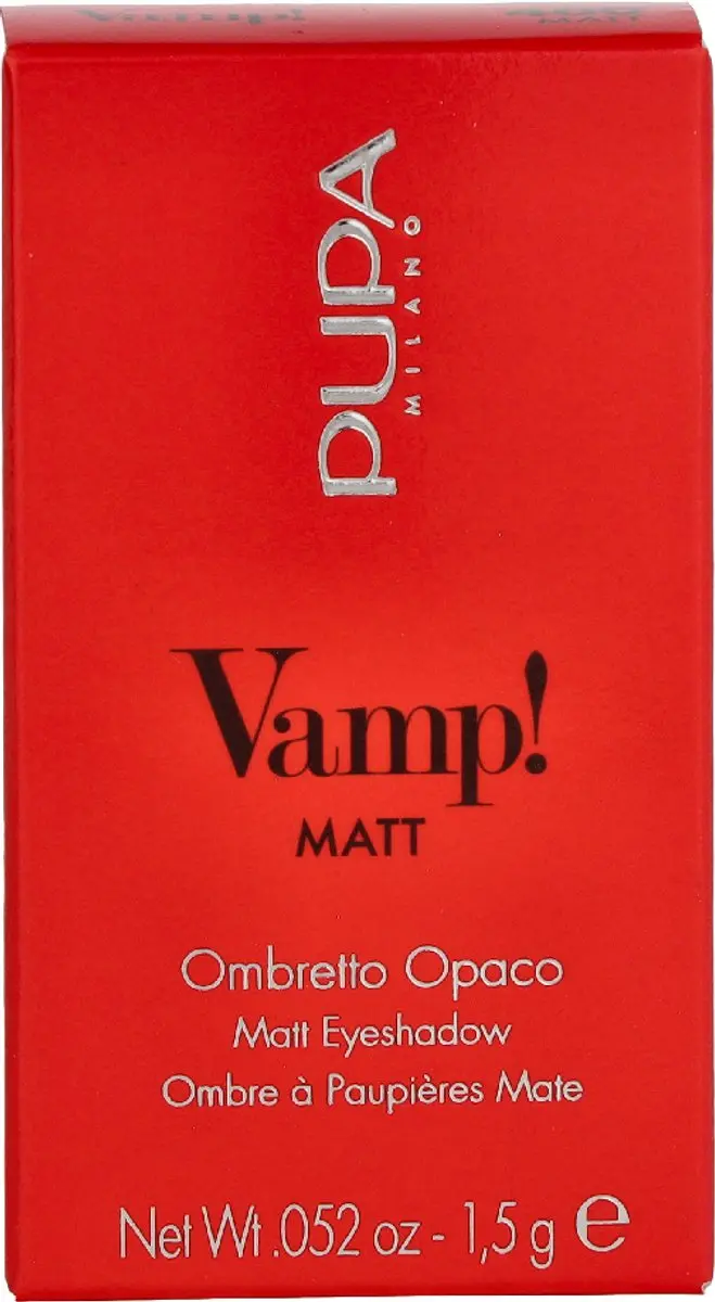 Pupa Milano Vamp! Matt Oogschaduw 400 Vanilla Cream 1,5 g