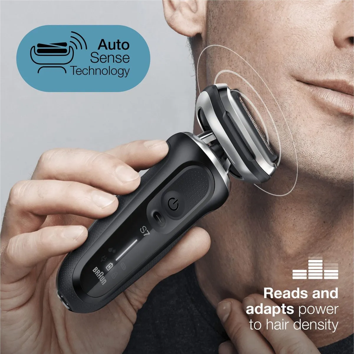 Braun Series 7 70-S7200cc Elektrisch Scheerapparaat - 3 Mesjes - Zilver