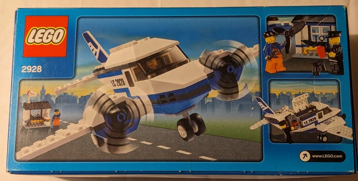 LEGO City 2928 Promotievliegtuig - 141 Stukken