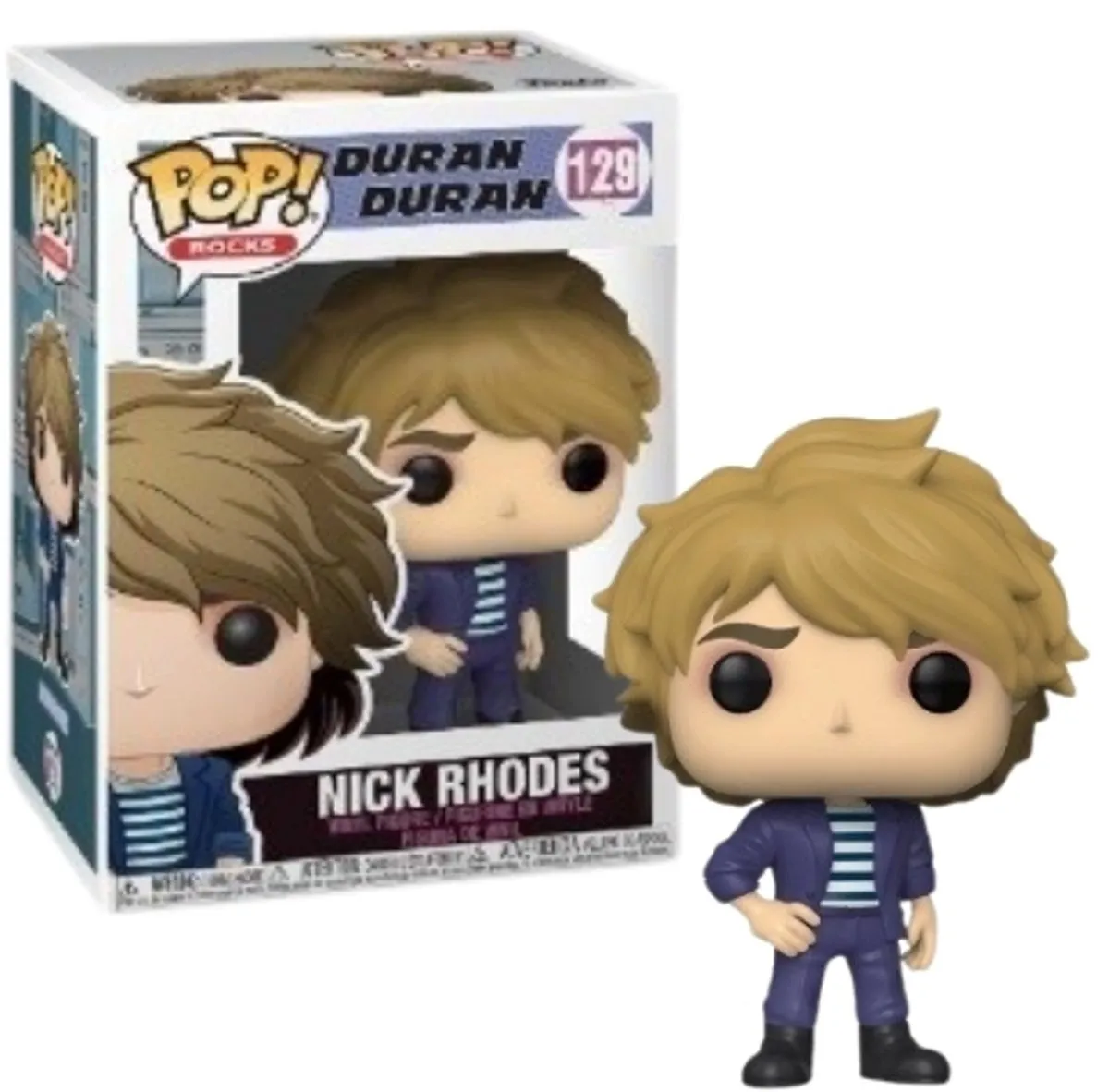 Funko Pop! Rocks Duran Duran Nick Rhodes #129 - Multicolor