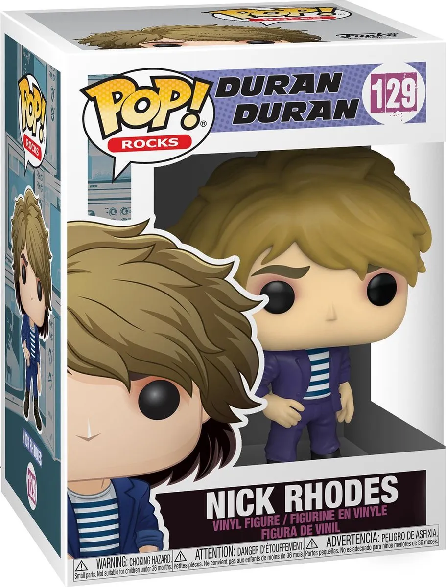 Funko Pop! Rocks Duran Duran Nick Rhodes #129 - Multicolor