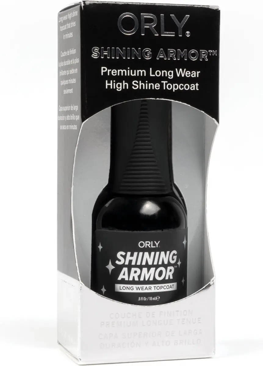 Orly Shining Armor Topcoat Clear 18ml