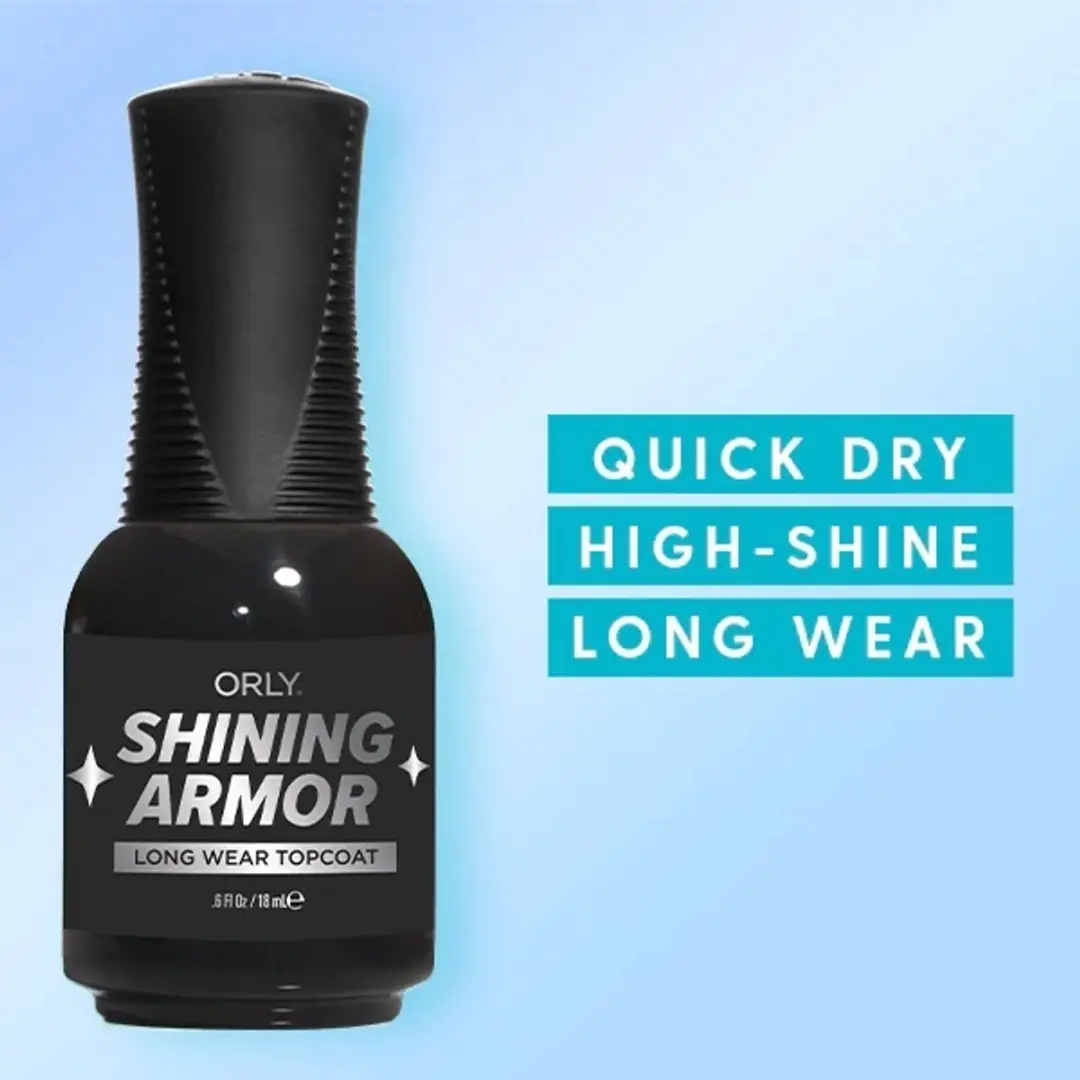 Orly Shining Armor Topcoat Clear 18ml