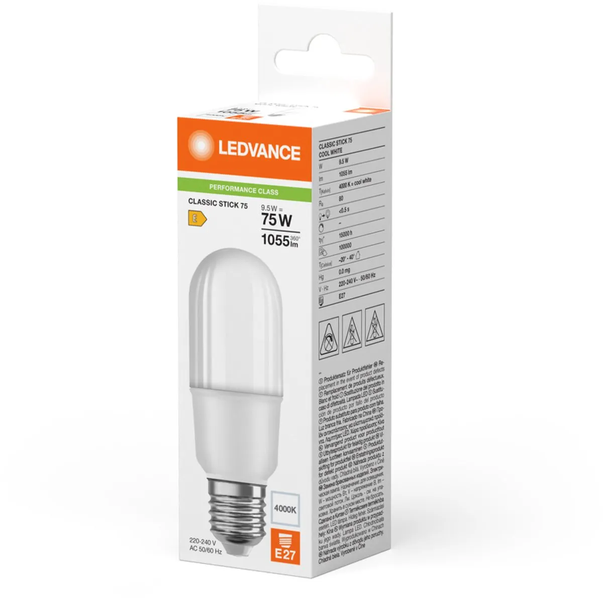 LEDVANCE Classic LED E27 Mat 9W 1050lm - Koel wit - afbeelding 3 van 5