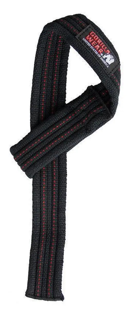 Gorilla Wear Hardcore Lifting Straps - 2 Stuks - Zwart