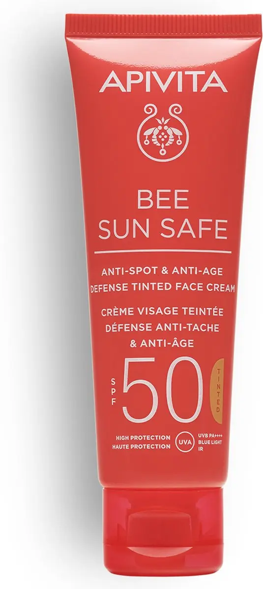 Apivita Bee Sun Safe Defense Tinted Face Cream SPF50 50ml