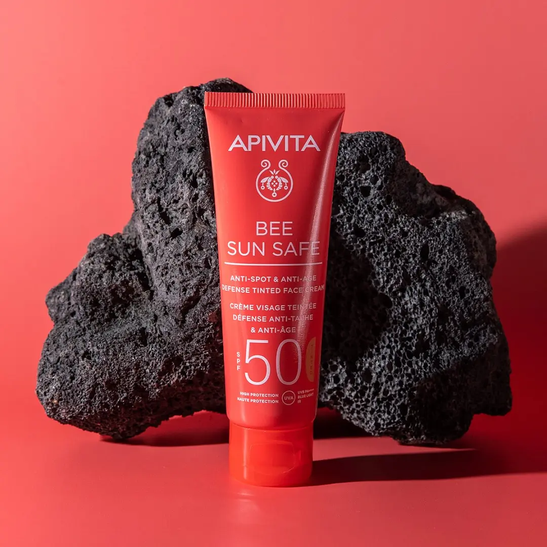 Apivita Bee Sun Safe Defense Tinted Face Cream SPF50 50ml