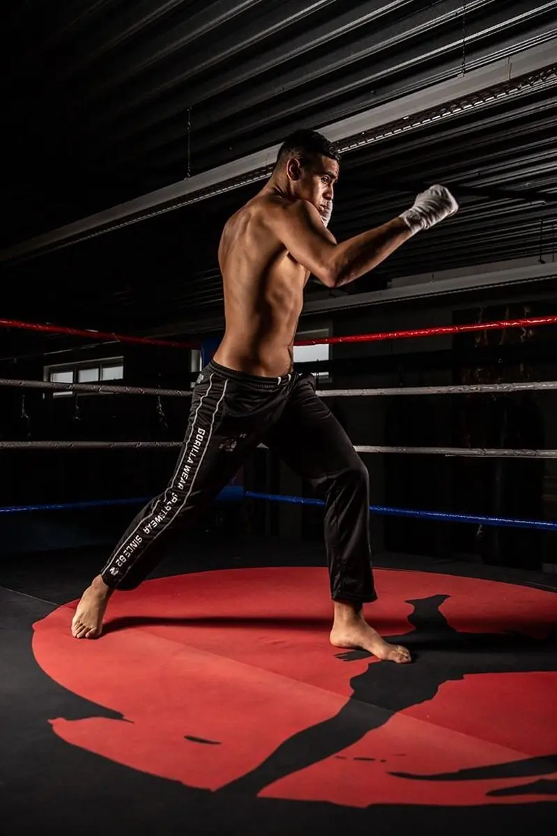 Gorilla Wear Functional Mesh Trainingsbroek - Zwart/Rood