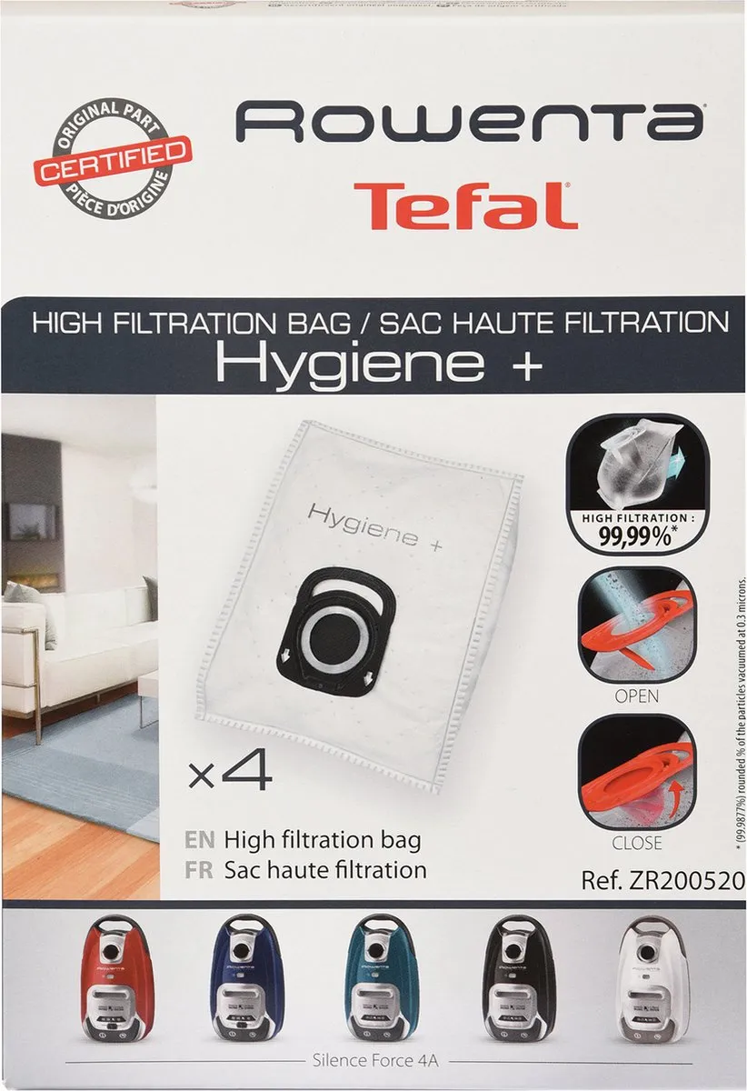 Rowenta Hygiëne+ ZR2005 Stofzuigerzakken