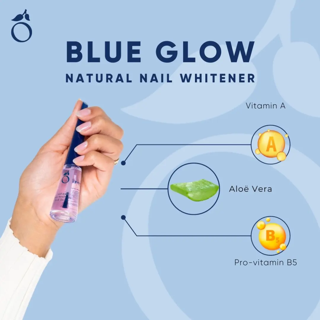 Herome Natural Nail Whitener Blue Glow - 10ml