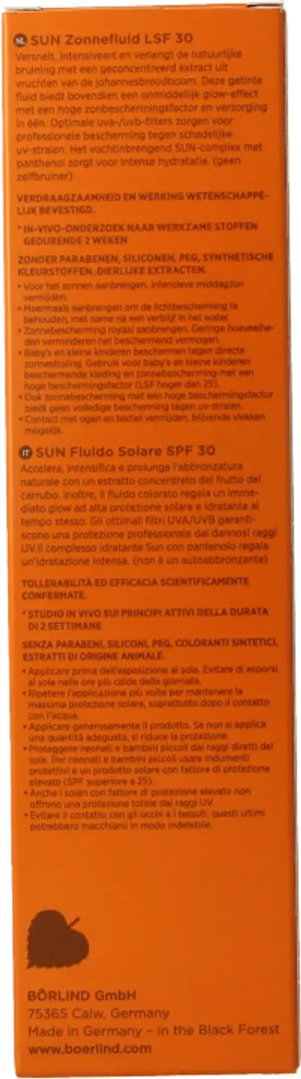 Annemarie Börlind Sun Natural Tanning Boost SPF30 125ml