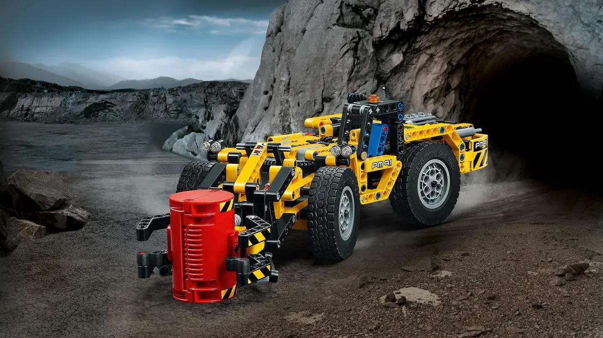 LEGO Technic Mijnbouwgraafmachine 42049 - 476 Stukken - Geel