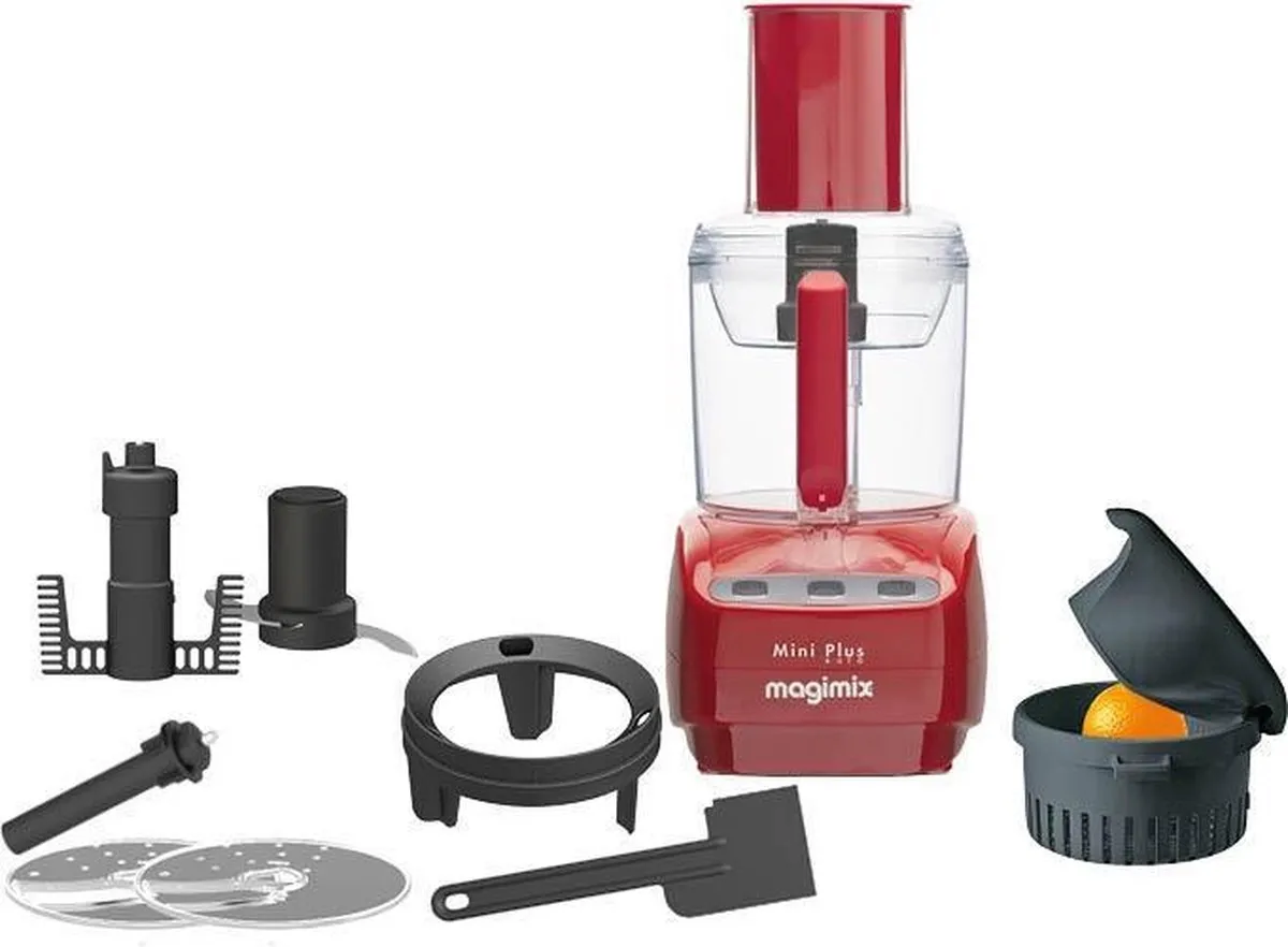 Magimix Le Mini Plus - Foodprocessor - Rood