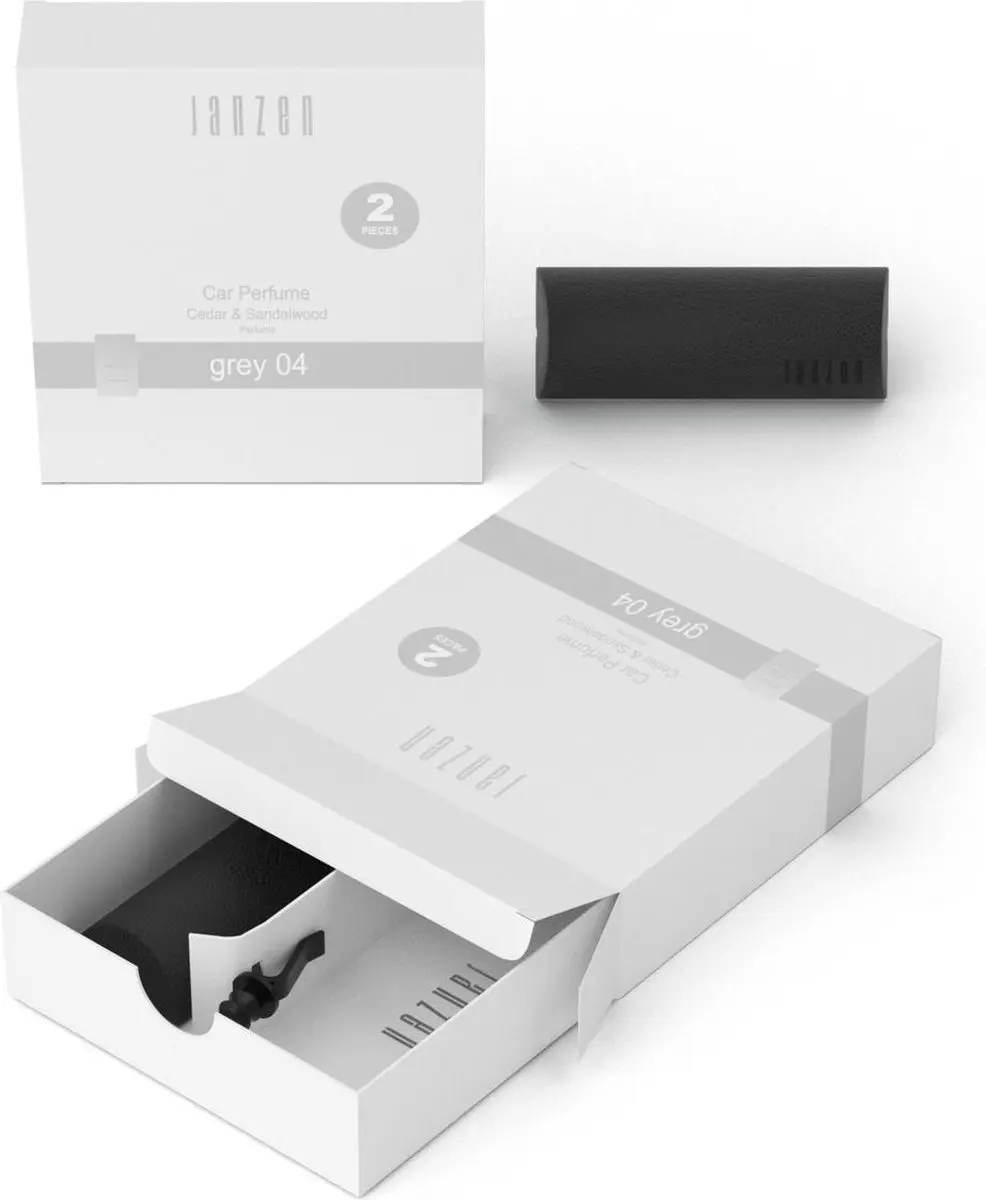 Janzen Car Perfume Grey 04 - 2 Stuks