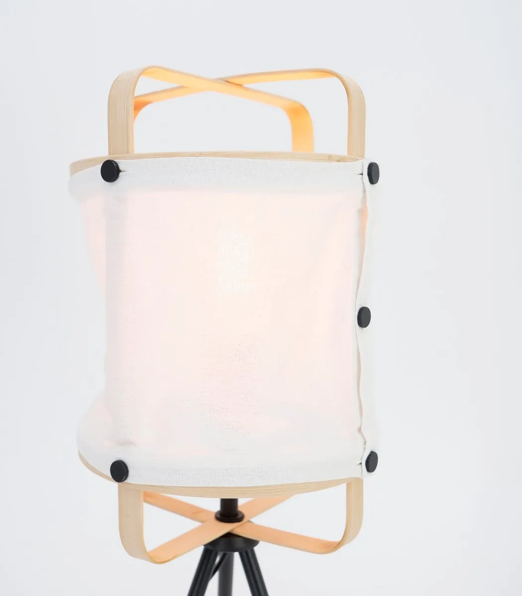 Eglo Surfleet Tafellamp E27 - 51,5 cm - Zwart/Beige/Bruin