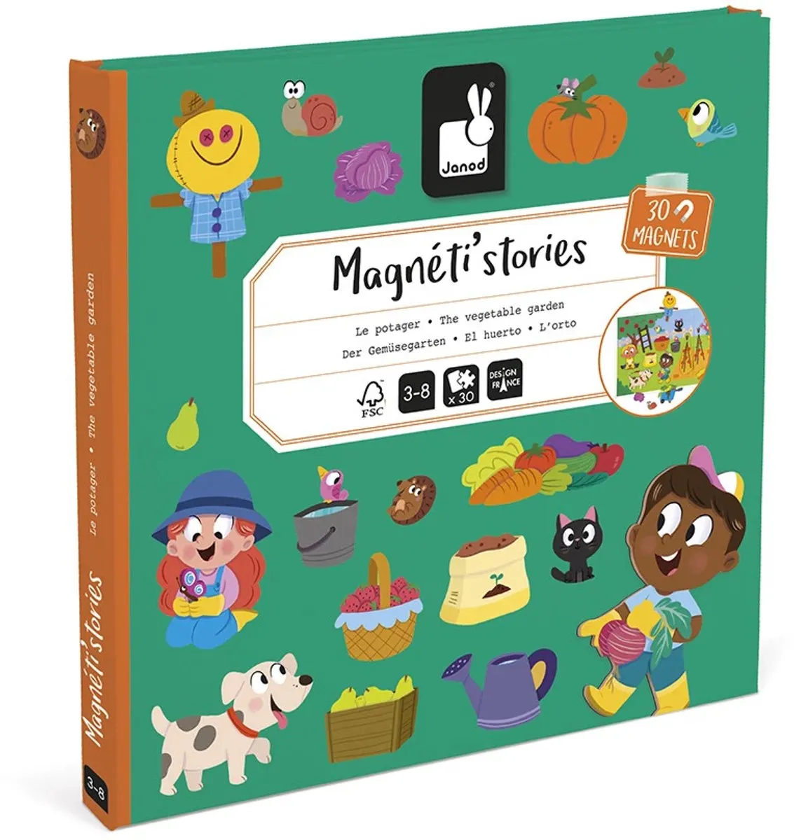 Janod Magneti Stories De Moestuin Magneetset 30 Magneten