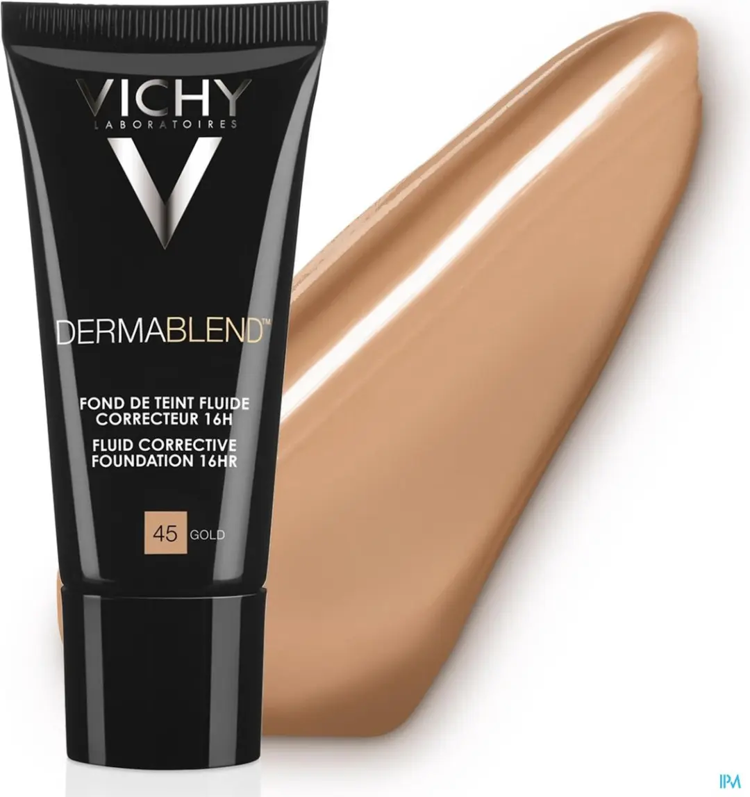 VICHY Dermablend Corrigerende Foundation Gold 45 - 30ml - afbeelding 6 van 6