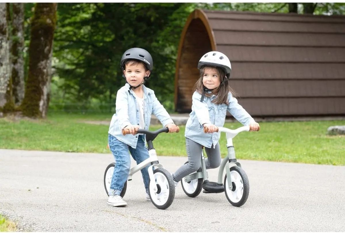 Smoby First Bike Loopfiets 8 Inch - Grijs
