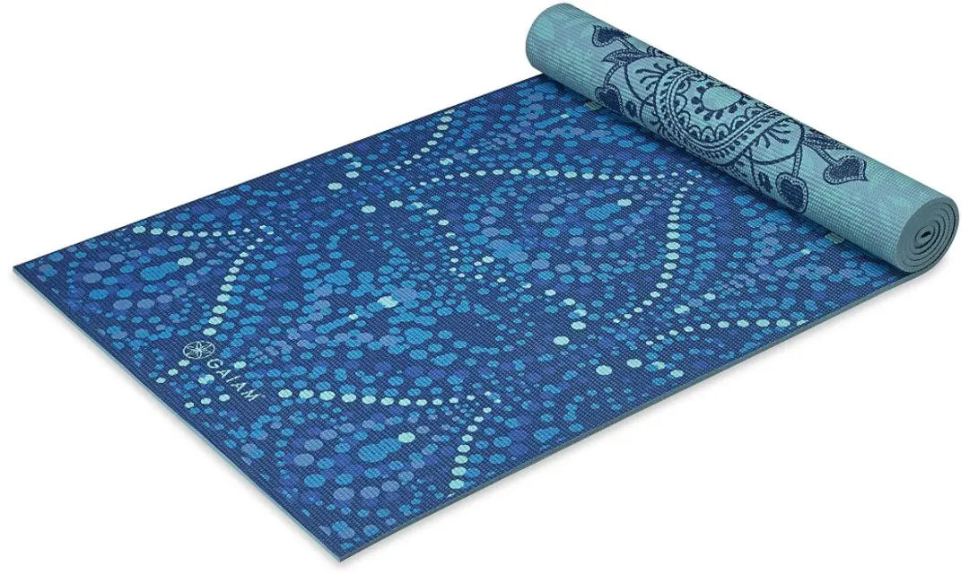 Gaiam Mystic Sky Yogamat 6mm - Blauw