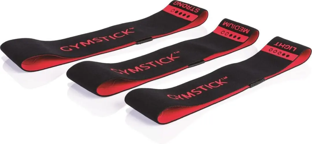 Gymstick Textiel Mini Band Licht - Rood