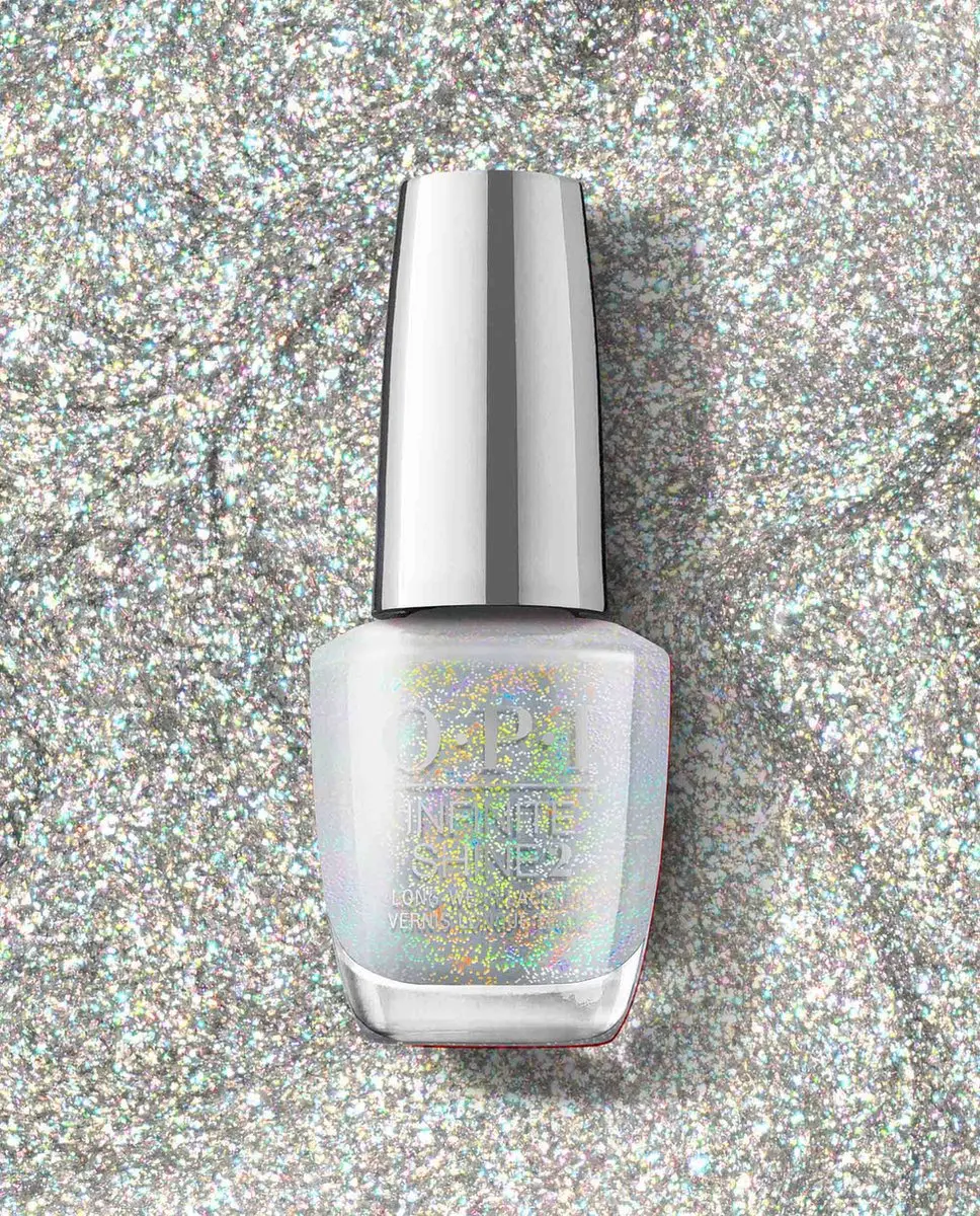 O.P.I. Infinite Shine Nagellak Zwart - Zilver Holografisch 15ml - afbeelding 6 van 6