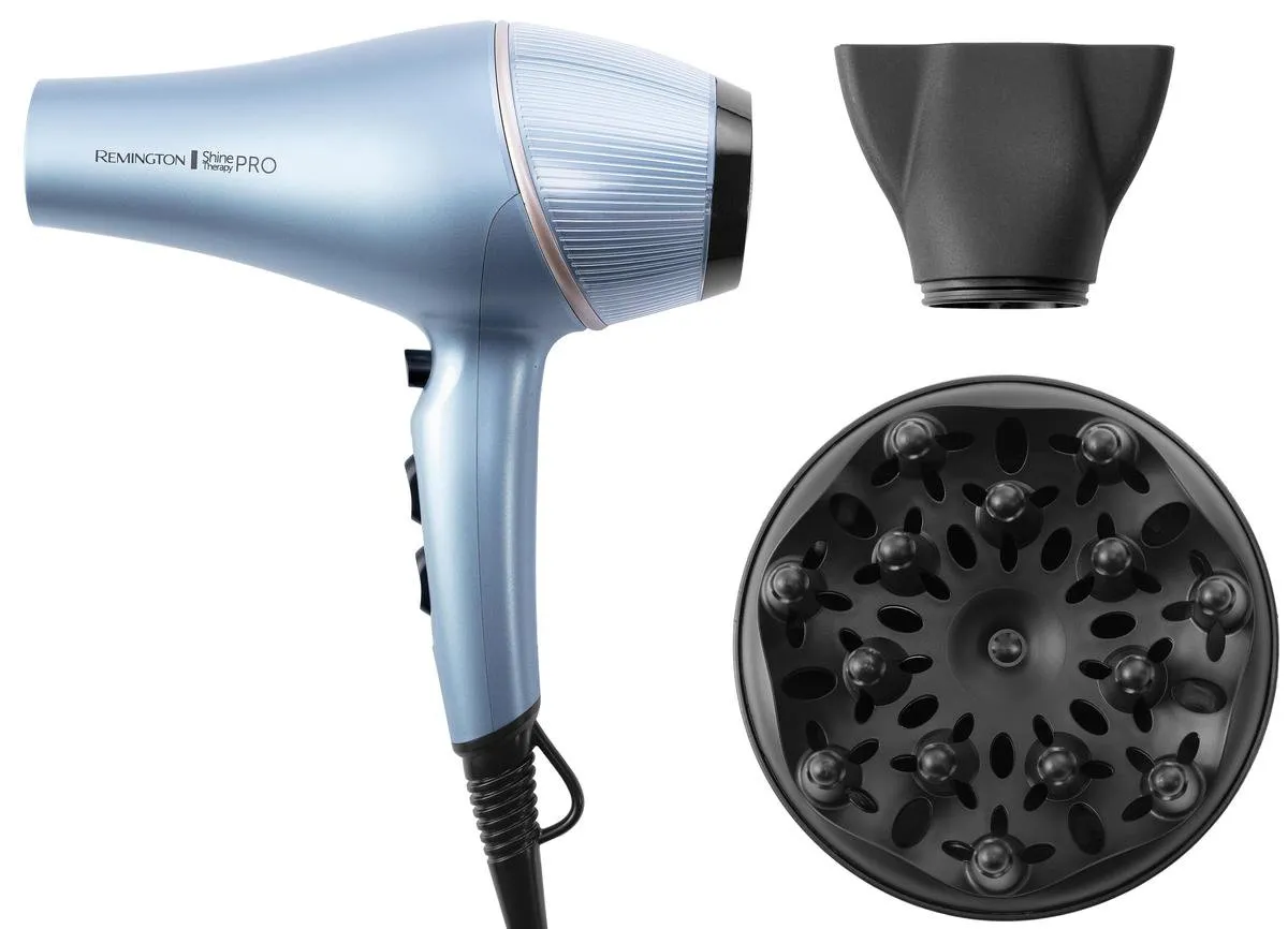 Remington AC9300 Shine Therapy PRO Föhn 2200W - Blauw